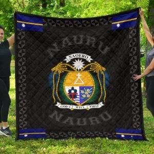 Nauru Polynesian Quilt Grey Love Style J11 Quilt  Quilt